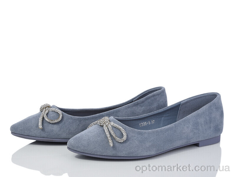 Купить Балетки жіночі E335-3 Loretta сірий, фото 1