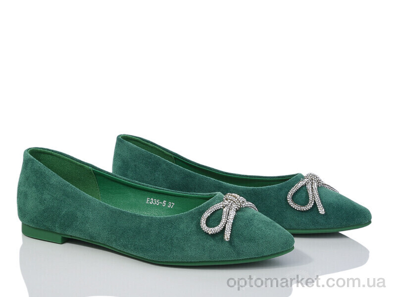 Купить Балетки жіночі E335-5 Loretta зелений, фото 1