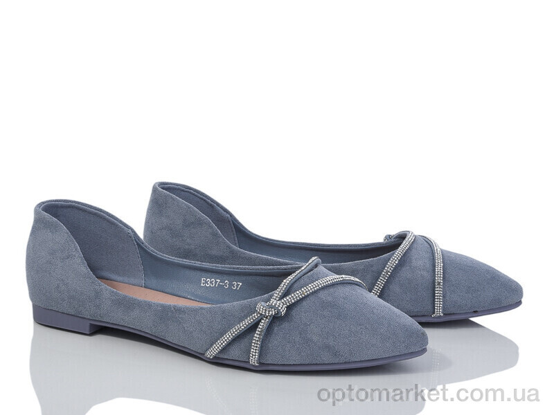 Купить Балетки жіночі E337-3 Loretta синій, фото 1