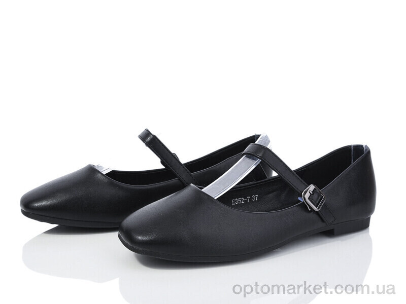 Купить Балетки жіночі E352-7 Loretta чорний, фото 1