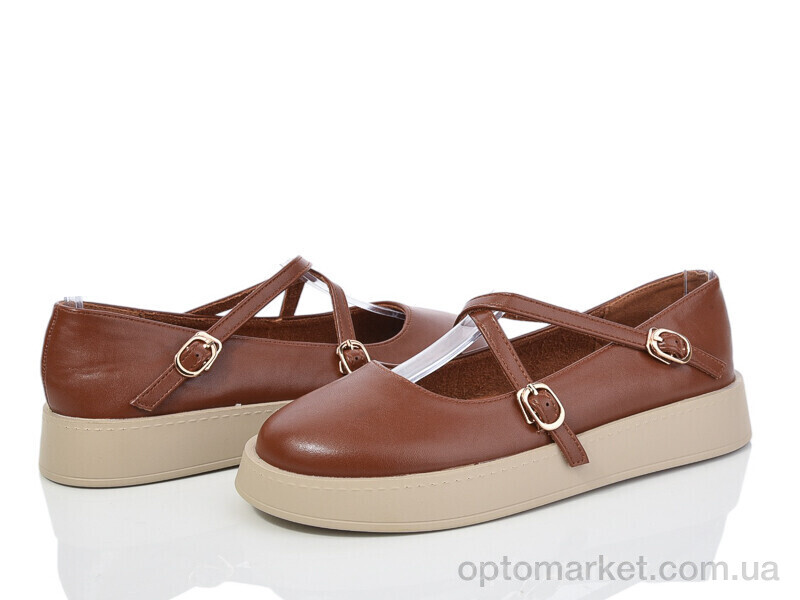 Купить Туфлі жіночі E370-2 Loretta коричневий, фото 1