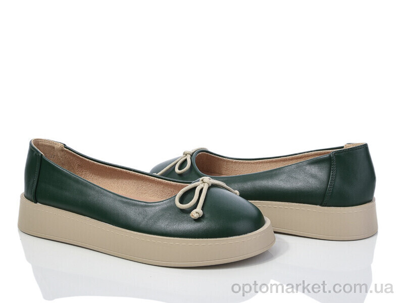 Купить Туфлі жіночі E371-5 Loretta зелений, фото 1
