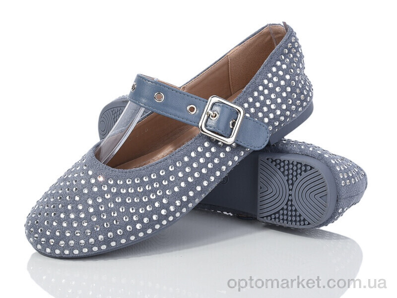 Купить Балетки жіночі E383-3 Loretta сірий, фото 1