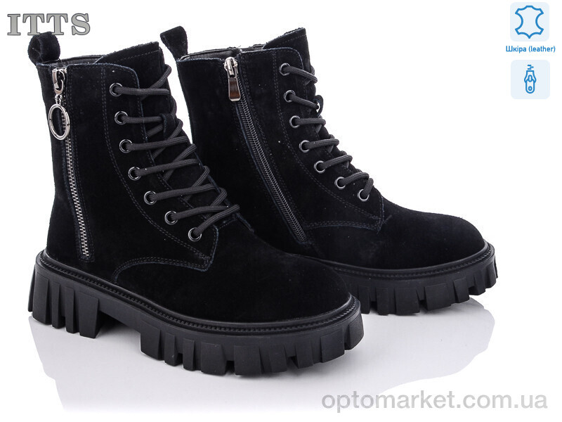 Купить Черевики жіночі E5004-1 ITTS чорний, фото 1