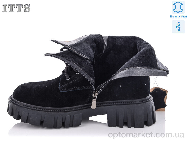 Купить Черевики жіночі E5004-1 ITTS чорний, фото 2