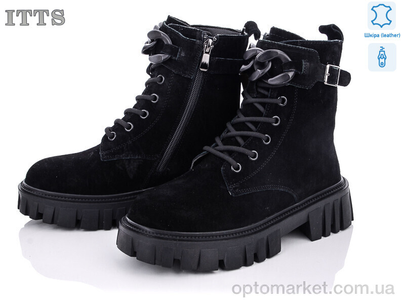 Купить Черевики жіночі E5005-1 ITTS чорний, фото 1