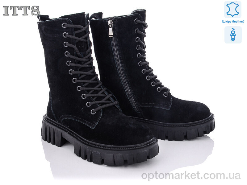 Купить Черевики жіночі E5009-1 ITTS чорний, фото 1