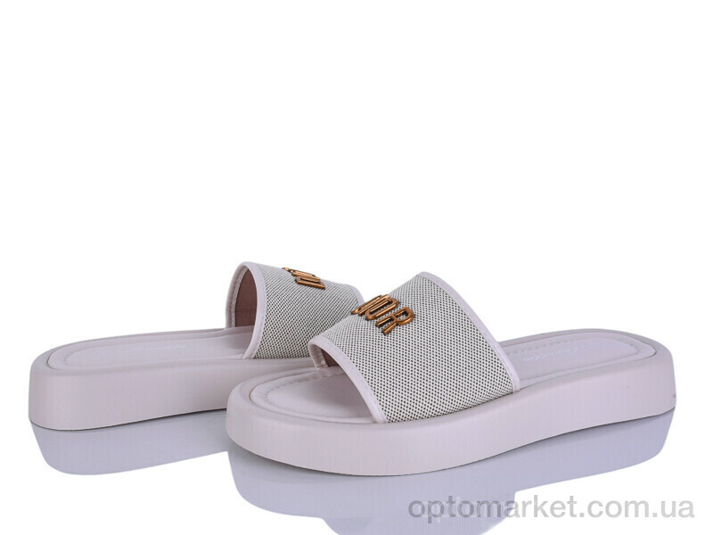 Купить Шльопанці жіночі E530-3 Loretta бежевий, фото 2