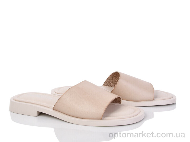 Купить Шльопанці жіночі E571-3 Loretta бежевий, фото 1