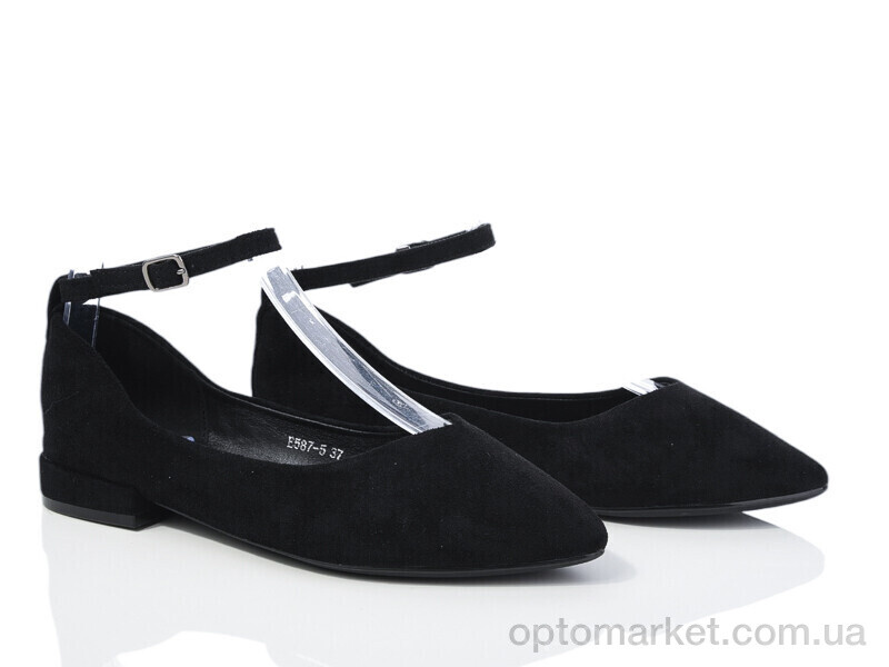 Купить Туфлі жіночі E587-5 Loretta чорний, фото 1