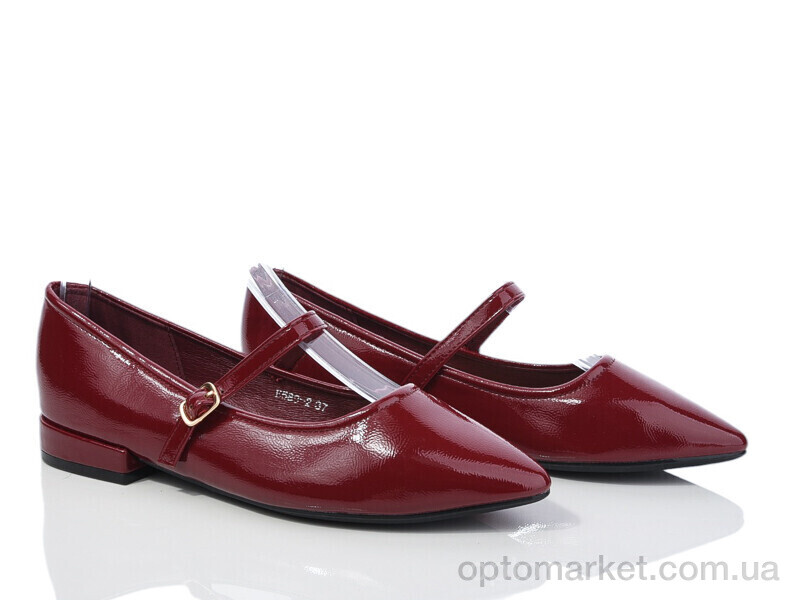 Купить Туфлі жіночі E589-2 Loretta бордовий, фото 1