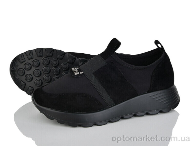 Купить Кросівки жіночі E599-6 Loretta чорний, фото 1