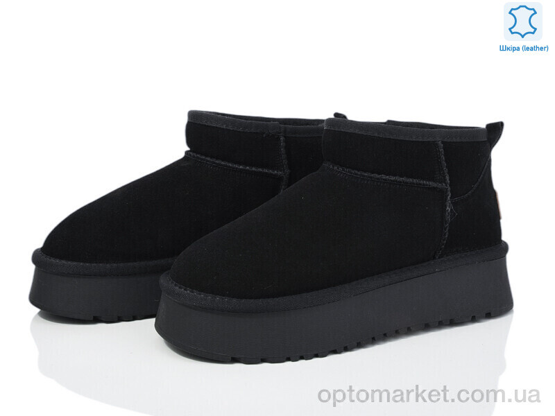 Купить Уги жіночі E60 Canoa чорний, фото 1