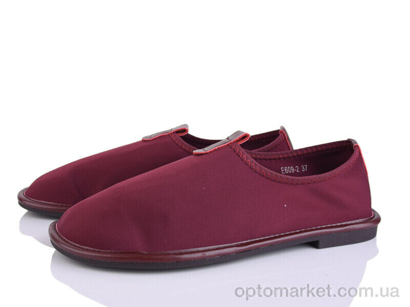 Купить Туфлі жіночі E609-2 Loretta бордовий, фото 1
