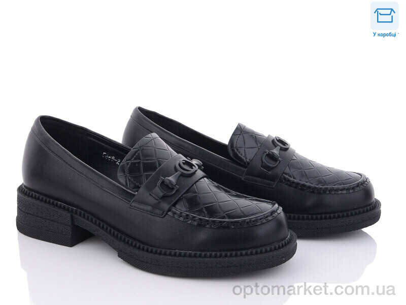 Купить Туфлі жіночі E668-2 Loretta чорний, фото 1