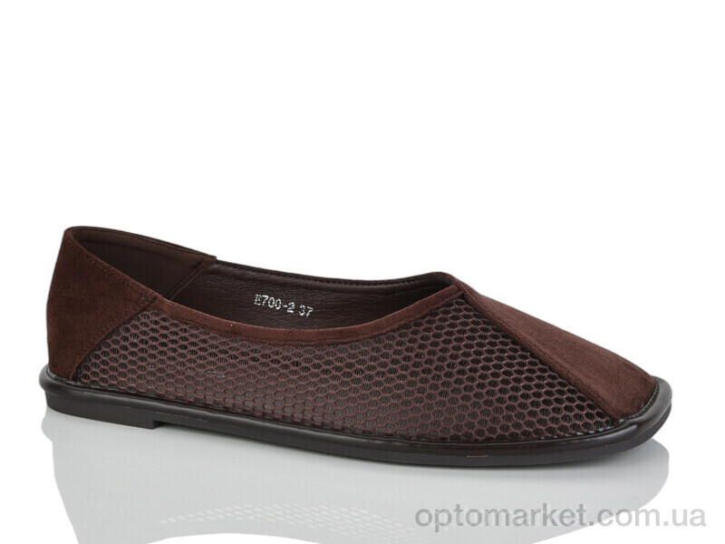 Купить Балетки жіночі E700-2 Loretta коричневий, фото 1