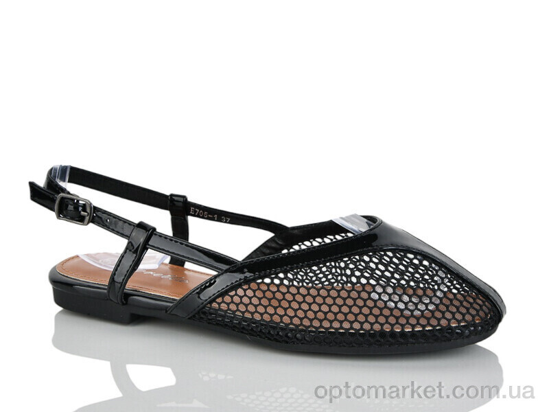 Купить Босоніжки жіночі E705-1 Loretta чорний, фото 1