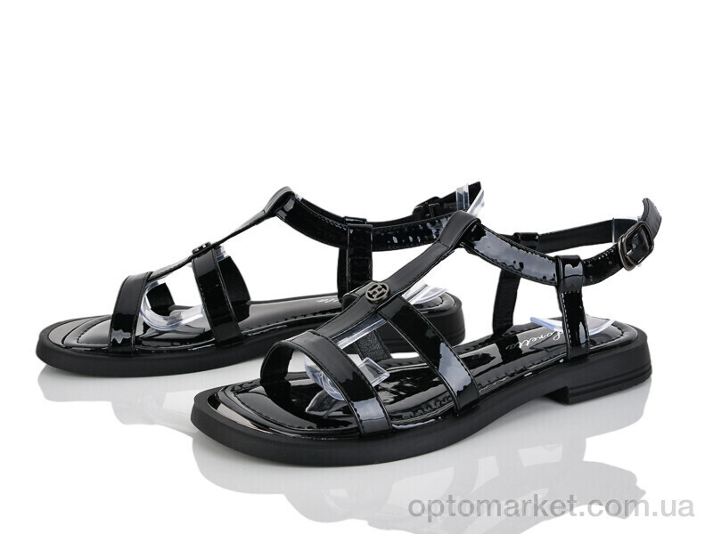 Купить Босоніжки жіночі E715-1 Loretta чорний, фото 1