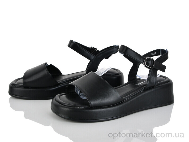 Купить Босоніжки жіночі E723-1 Loretta чорний, фото 1
