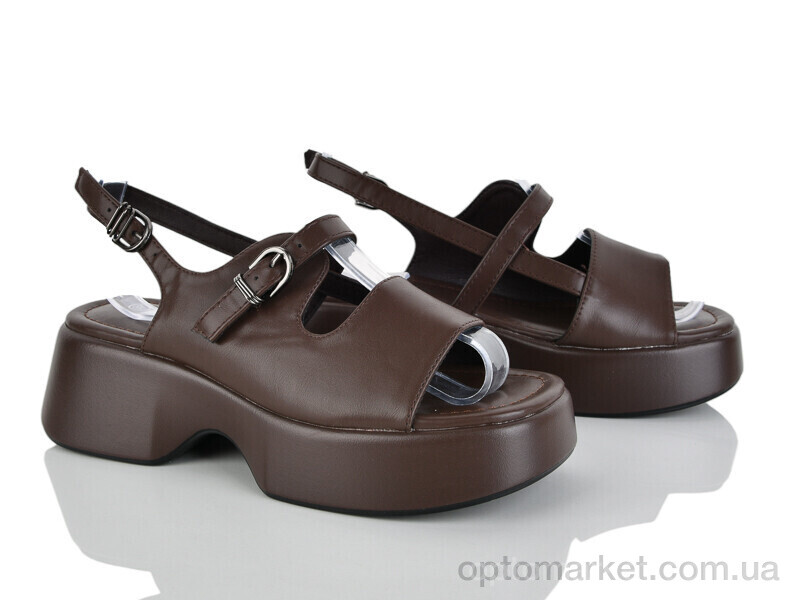 Купить Босоніжки жіночі E738-5 Loretta коричневий, фото 1