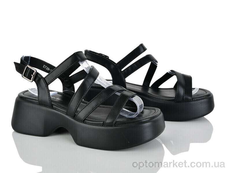 Купить Босоніжки жіночі E739-2 Loretta чорний, фото 1