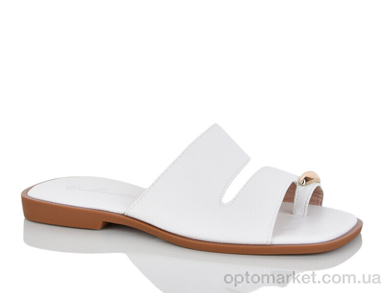 Купить Шльопанці жіночі E741-2 Loretta білий, фото 1