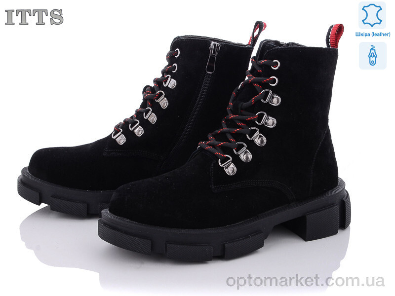 Купить Черевики жіночі E756-1 ITTS чорний, фото 1