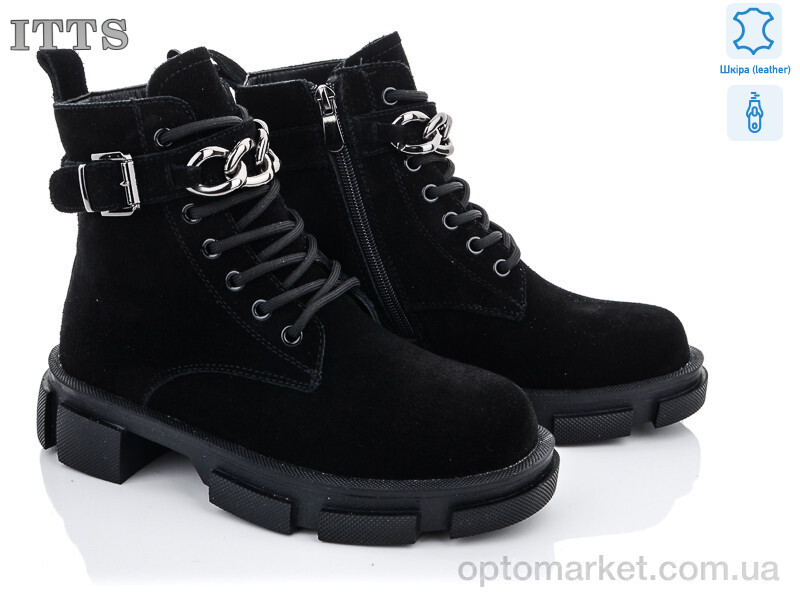 Купить Черевики жіночі E759-1 ITTS чорний, фото 1