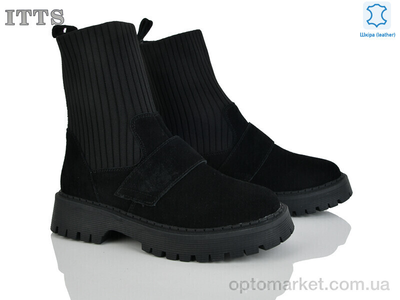 Купить Черевики жіночі E76-1 ITTS чорний, фото 1