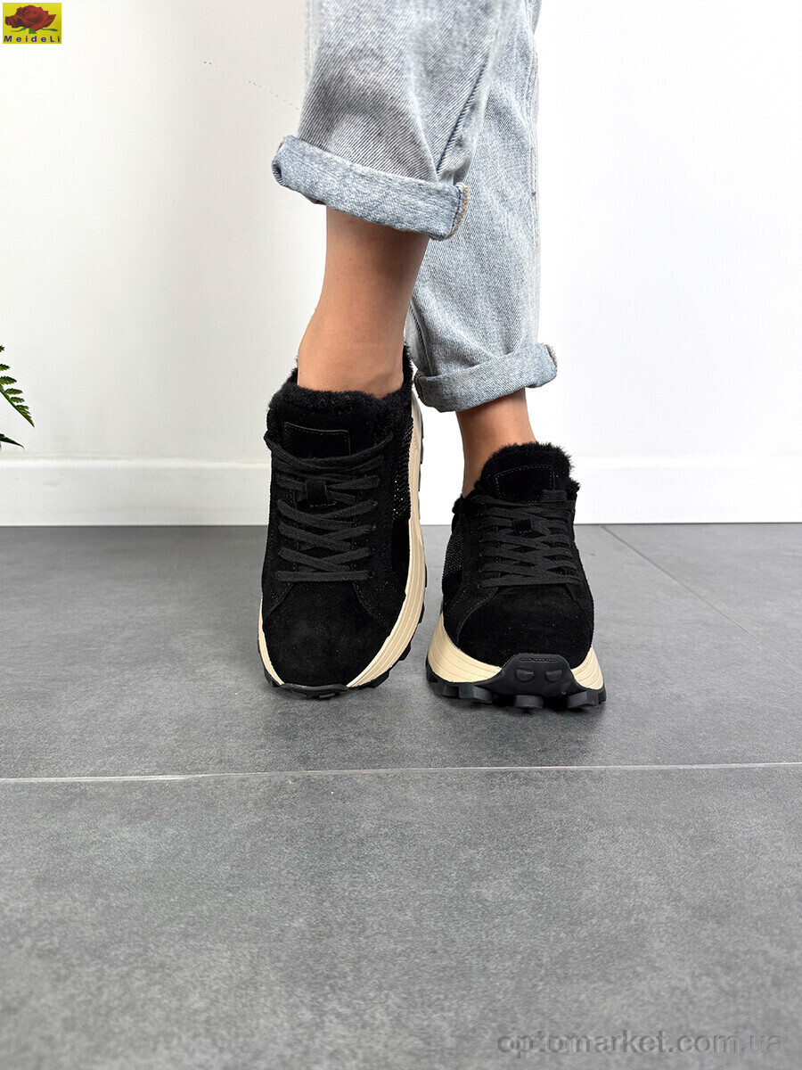 Купить Кросівки жіночі E76-16 Mei De Li чорний, фото 3
