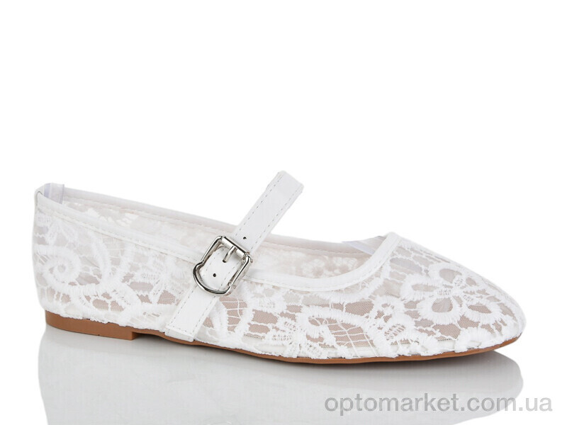 Купить Балетки жіночі E770-5 Loretta білий, фото 1