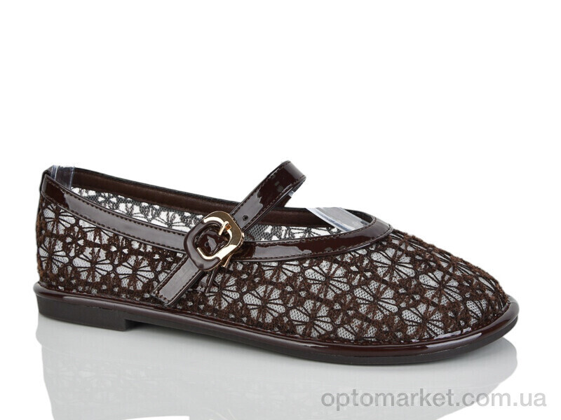 Купить Балетки жіночі E772-2 Loretta коричневий, фото 1