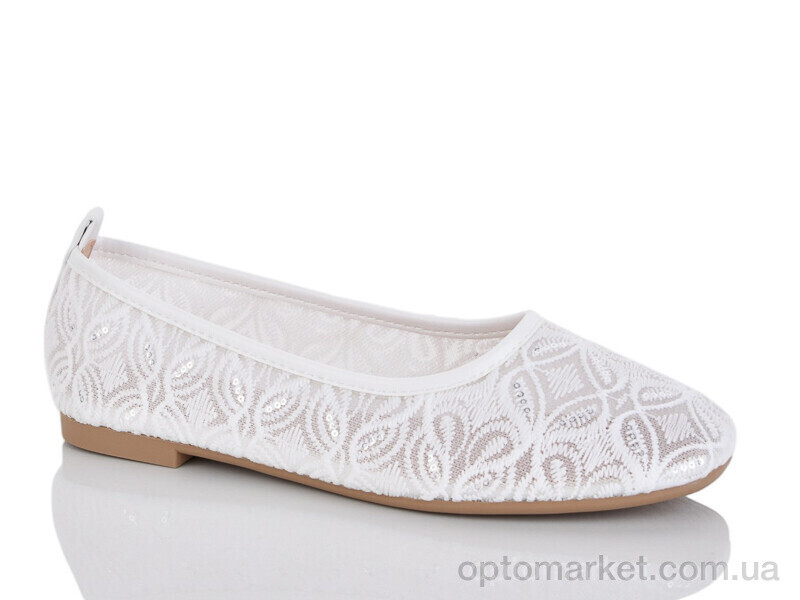 Купить Балетки жіночі E773-5 Loretta білий, фото 1
