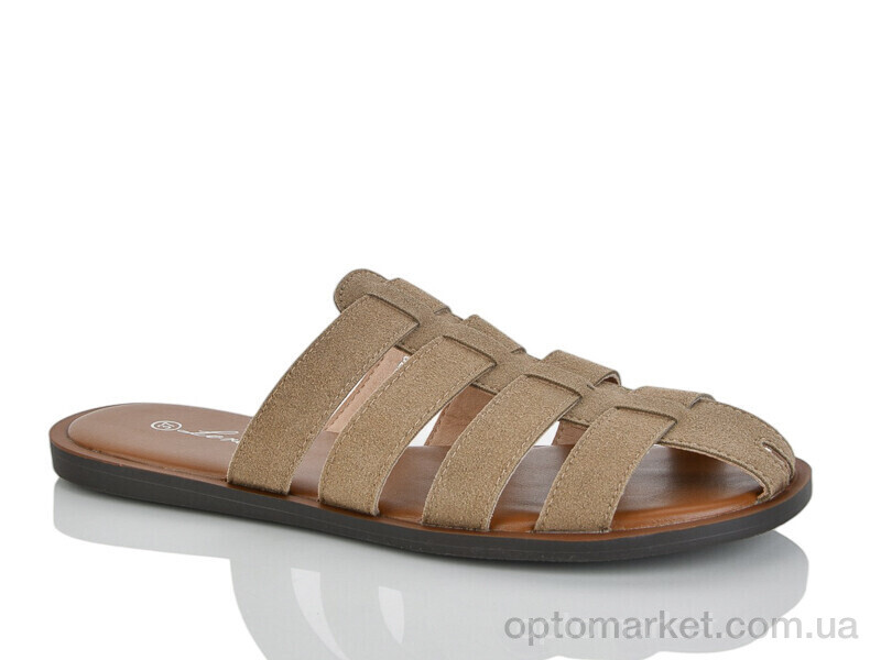 Купить Шльопанці жіночі E785-3 Loretta бежевий, фото 1