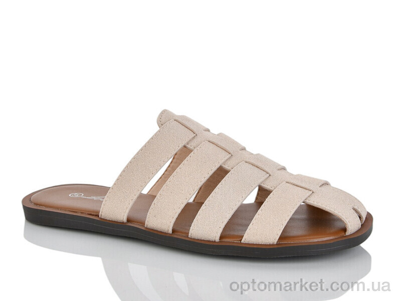 Купить Шльопанці жіночі E785-8 Loretta бежевий, фото 1