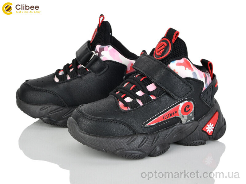 Купить Кросівки дитячі E79 black-red Clibee чорний, фото 1
