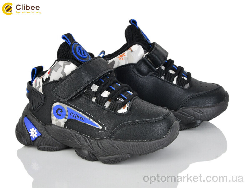 Купить Кросівки дитячі E79 black-royal Clibee чорний, фото 1