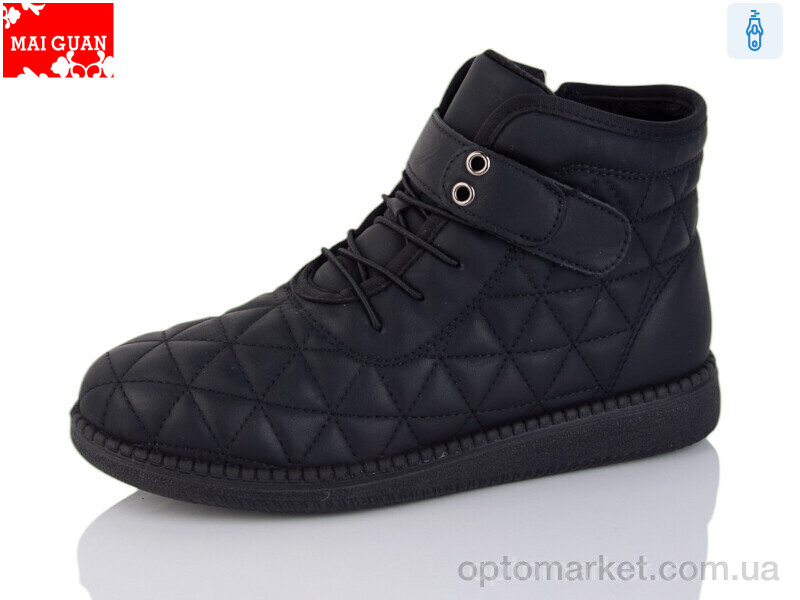 Купить Черевики жіночі E86-1 Maiguan чорний, фото 1