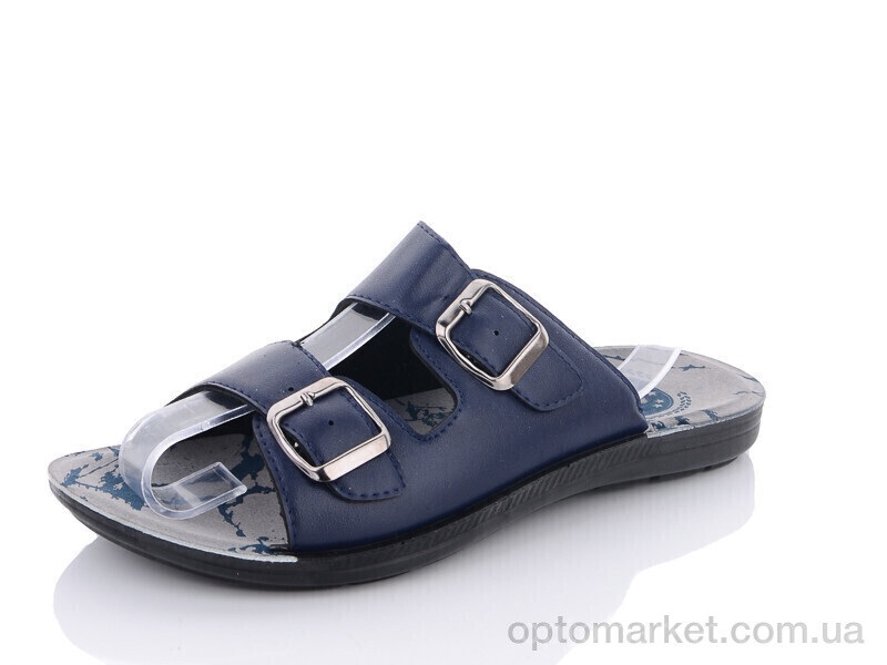 Купить Шльопанці чоловічі E9055Ш blue Oscar синій, фото 1