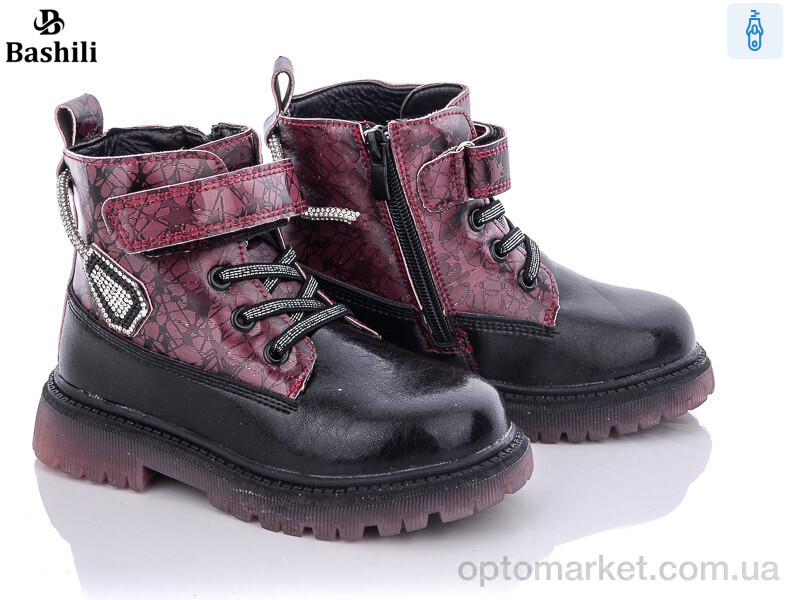 Купить Черевики дитячі E923-3A Башили бордовий, фото 1