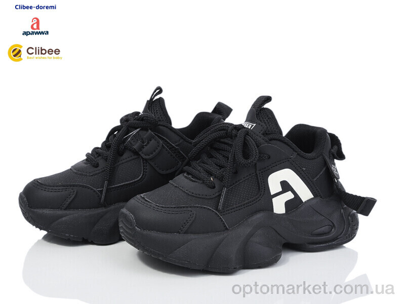 Купить Кросівки дитячі EB681 black Apawwa чорний, фото 1