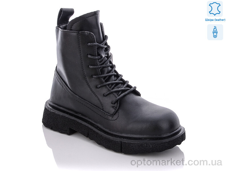 Купить Черевики жіночі EC1541-1 E.C.Shine чорний, фото 1