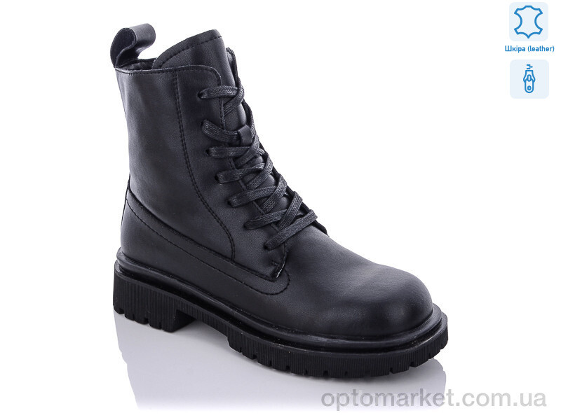 Купить Черевики жіночі EC1544-1 E.C.Shine чорний, фото 1