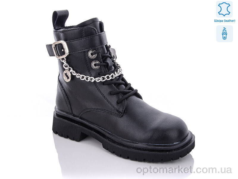 Купить Черевики жіночі EC1547-1 E.C.Shine чорний, фото 1