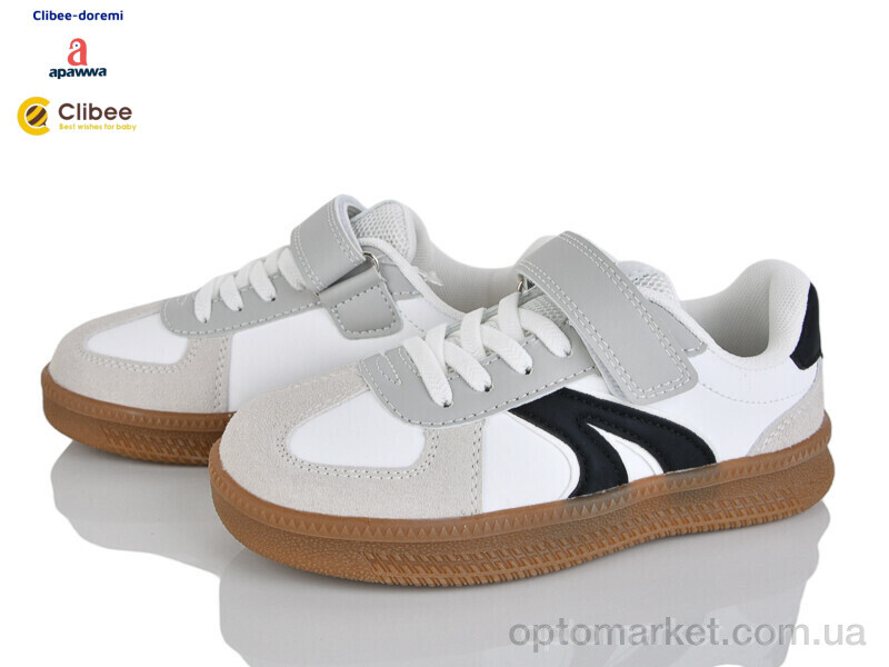 Купить Кросівки дитячі EC679 grey-black Clibee білий, фото 1