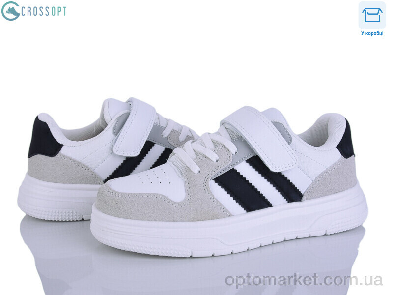 Купить Кросівки дитячі EC682-4 grey-black Clibee білий, фото 1