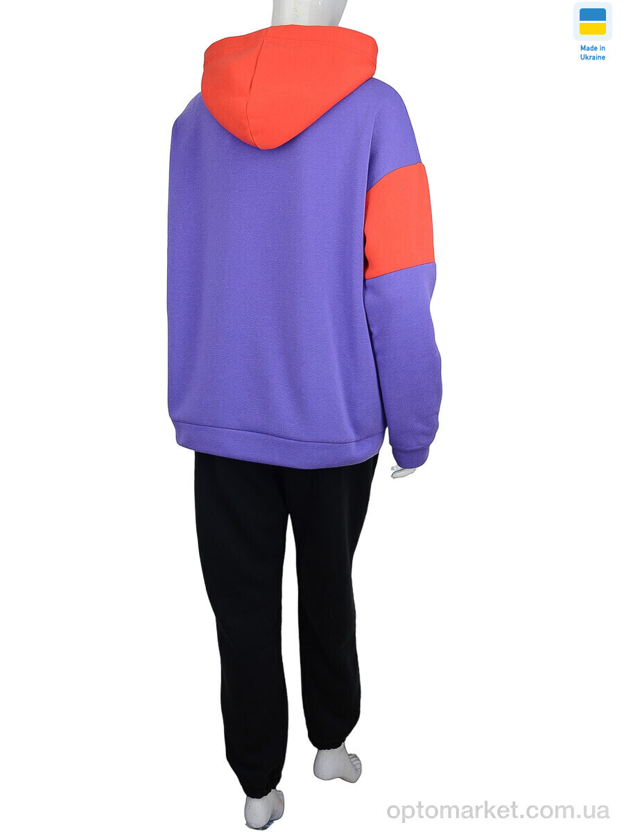 Купить Спортивний костюм жіночі Єд b violet (06926) ЗНИЖКА флис Obuvok фіолетовий, фото 2