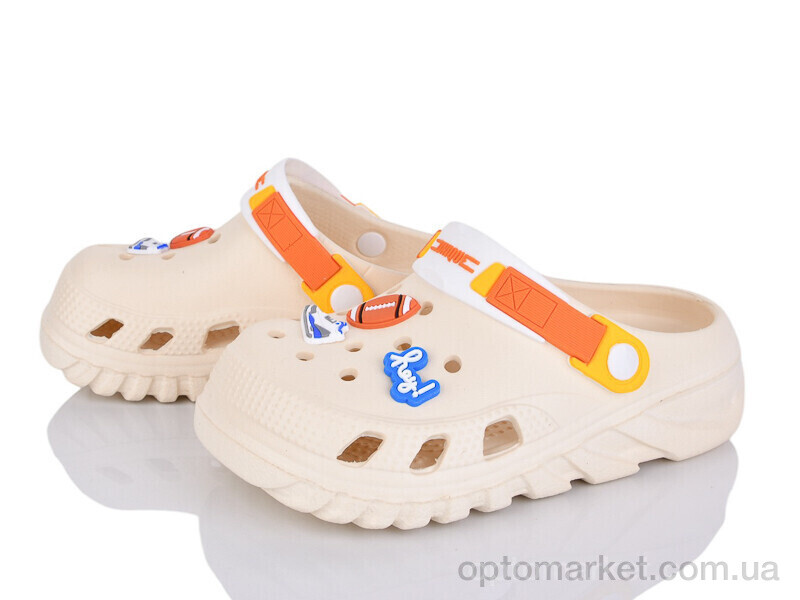Купить Крокси дитячі EF6960A BABYSHOP бежевий, фото 1
