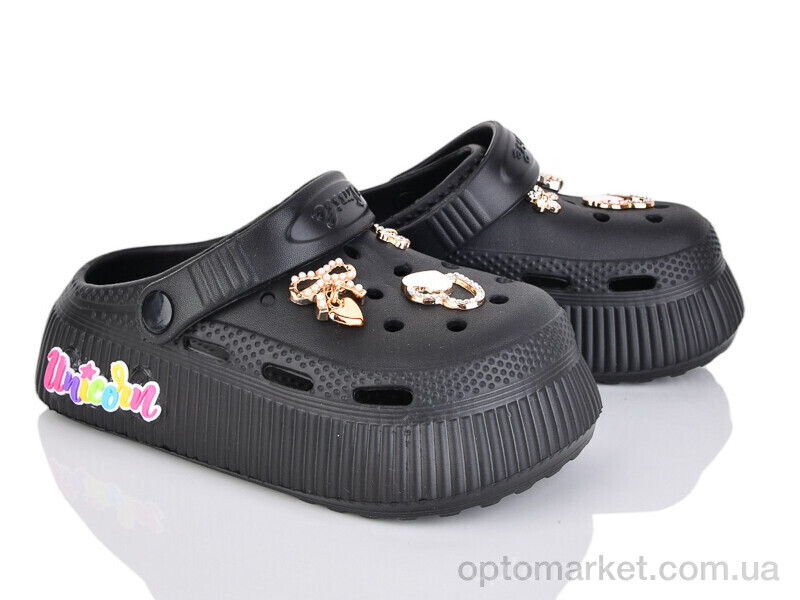 Купить Крокси дитячі EP8130B black BABYSHOP чорний, фото 1
