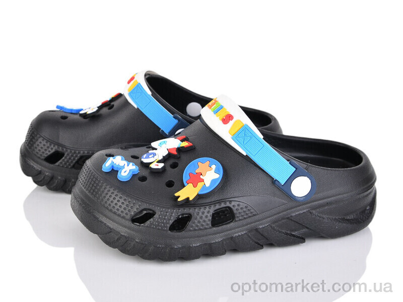 Купить Крокси дитячі EP8140B black BABYSHOP чорний, фото 1